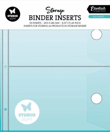 STUDIO LIGHT - Storage Binder Inserts A6+ Insert (5pcs)  (BASIC)