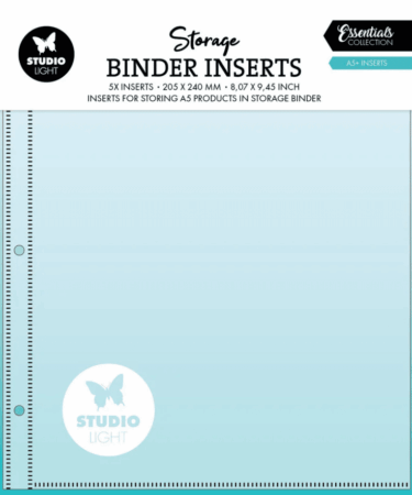 STUDIO LIGHT - Storage Binder Inserts A5+ Insert (5pcs)  (BASIC)