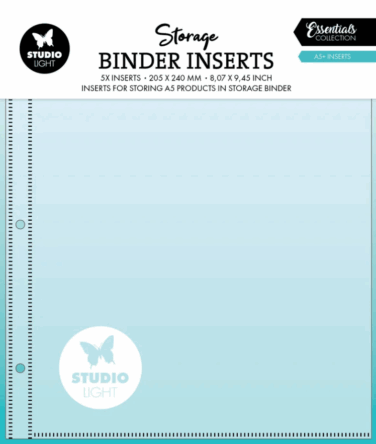 STUDIO LIGHT - Storage Binder Inserts A5+ Insert (5pcs)  (BASIC)