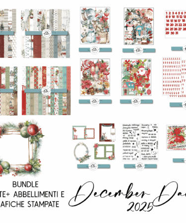 DECEMBER DAILY 2025 - SUPER BUNDLE CARTE E ABBELLIMENTI e GRAFICHE STAMPATE