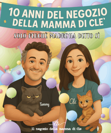 PANNETTO IN MICROFIBRA- I 10 ANNI DEL NEGOZIO DELLA MAMMA DI CLE