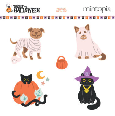 MINTOPIA - Collezione This is Halloween - Fustelle  Peluditos
