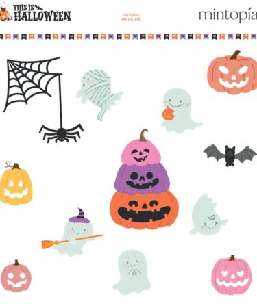 MINTOPIA - Collezione This is Halloween - Fustelle  Calabazas y fantasmas