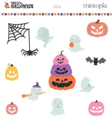 MINTOPIA - Collezione This is Halloween - Fustelle  Calabazas y fantasmas