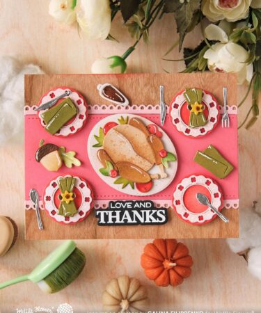 Alternative view of WAFFLE FLOWER - Table Add-on Turkey Die