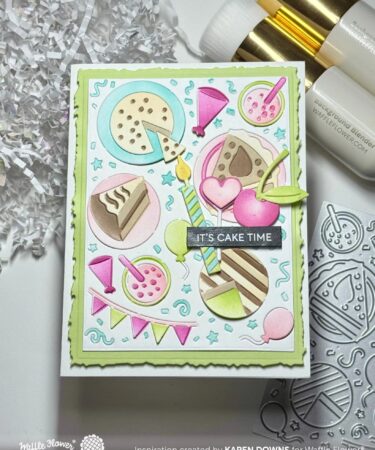 Alternative view of WAFFLE FLOWER - Cake Time Texture Die