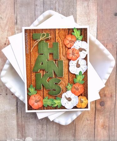 Alternative view of WAFFLE FLOWER - Pumpkin Time Texture Die