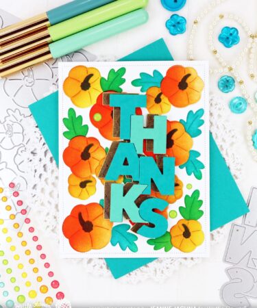 Alternative view of WAFFLE FLOWER - Pumpkin Time Coloring Stencil