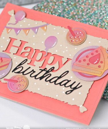 Alternative view of WAFFLE FLOWER - Script Birthday Die