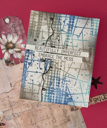 Alternative view of SPELLBINDERS - Collezione Beautifully Imperfect - Grungy Background Press Plates