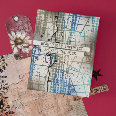 Alternative view of SPELLBINDERS - Collezione Beautifully Imperfect - Grungy Background Press Plates