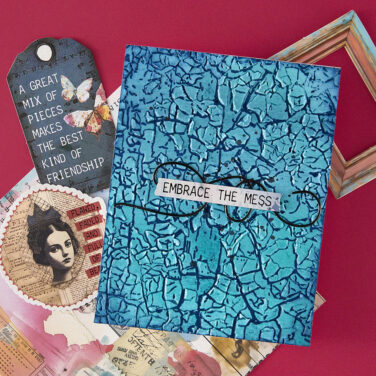 Alternative view of SPELLBINDERS - Collezione Beautifully Imperfect - Crackle Paint 3D Embossing Folder