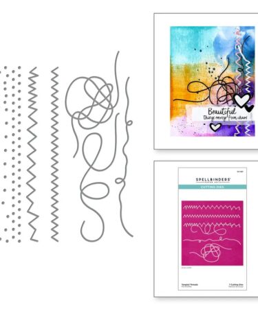 SPELLBINDERS - Collezione Beautifully Imperfect - Tangled Threads Etched Dies