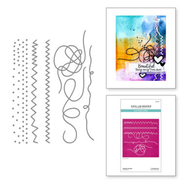 SPELLBINDERS - Collezione Beautifully Imperfect - Tangled Threads Etched Dies