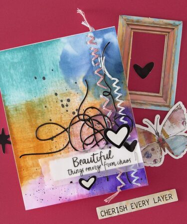 Alternative view of SPELLBINDERS - Collezione Beautifully Imperfect - Tangled Threads Etched Dies