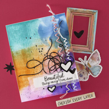 Alternative view of SPELLBINDERS - Collezione Beautifully Imperfect - Tangled Threads Etched Dies