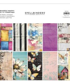 SPELLBINDERS - Collezione Beautifully Imperfect - Beautifully Imperfect 12 x 12" Printed Paper