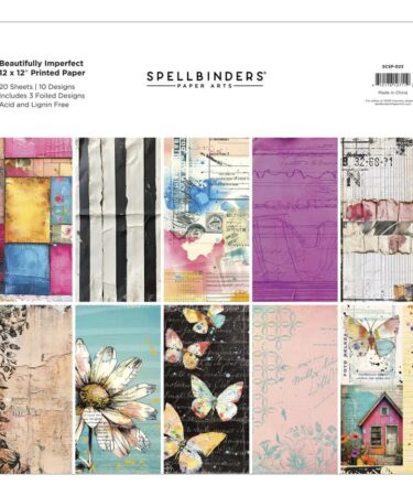 SPELLBINDERS - Collezione Beautifully Imperfect - Beautifully Imperfect 12 x 12" Printed Paper
