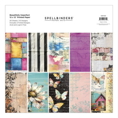 SPELLBINDERS - Collezione Beautifully Imperfect - Beautifully Imperfect 12 x 12" Printed Paper