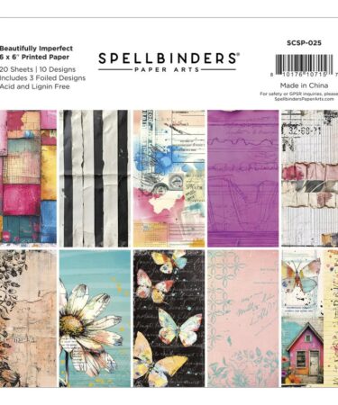 SPELLBINDERS - Collezione Beautifully Imperfect - Beautifully Imperfect 6 x 6" Printed Paper
