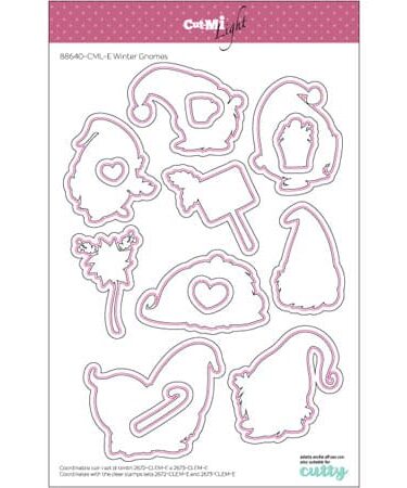 IMPRONTE D'AUTORE - set di fustelle -  Winter Gnomes