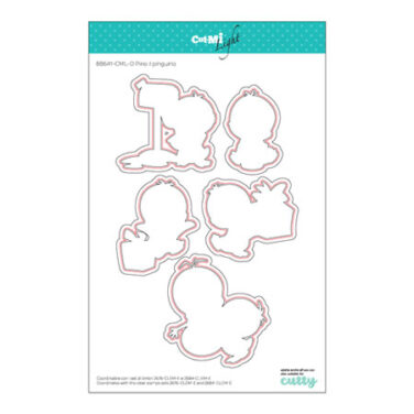 IMPRONTE D'AUTORE - set di fustelle-  Pino il pinguino