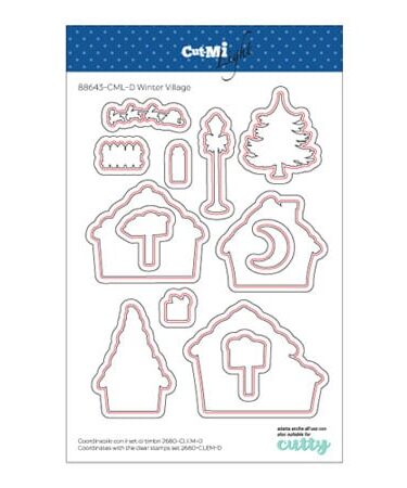 IMPRONTE D'AUTORE - set di fustelle -  Winter village