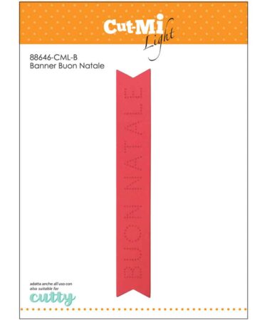 IMPRONTE D'AUTORE - set di fustelle -  Banner Buon Natale