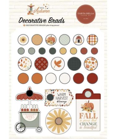 CARTA BELLA - Collezione It's Autumn -It's Autumn Adhesive Brads