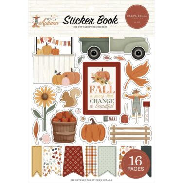 CARTA BELLA - Collezione It's Autumn - It's Autumn Sticker Book