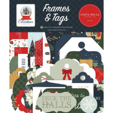 CARTA BELLA - Collezione Christmas In The City - Christmas In The City Frames & Tags
