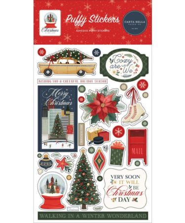 CARTA BELLA - Collezione Christmas In The City - Christmas In The City Puffy Stickers