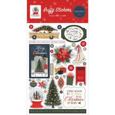 CARTA BELLA - Collezione Christmas In The City - Christmas In The City Puffy Stickers