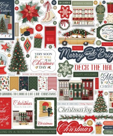 CARTA BELLA - Collezione Christmas In The City - Christmas In The City Element Sticker