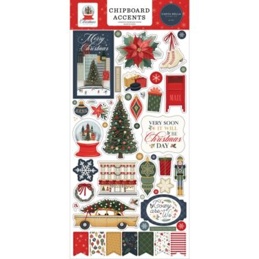 CARTA BELLA - Collezione Christmas In The City - Christmas In The City Chipboard Accents
