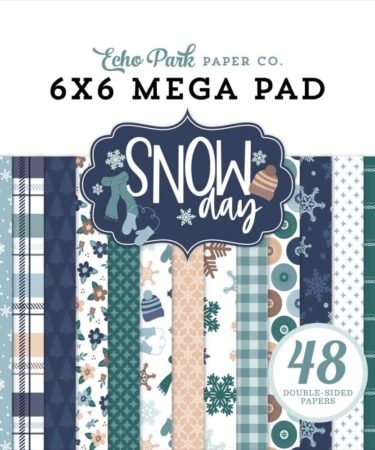 ECHO PARK - Collezione Snow Day - Snow Day 6x6 Inch Cardmakers Mega Pad