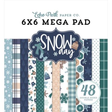 ECHO PARK - Collezione Snow Day - Snow Day 6x6 Inch Cardmakers Mega Pad