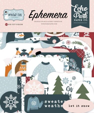 ECHO PARK - Collezione Winter Fun -Winter Fun Ephemera