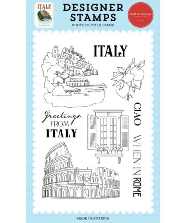 CARTA BELLA - Collezione Italy - Italy Designer Stamps When In Rome