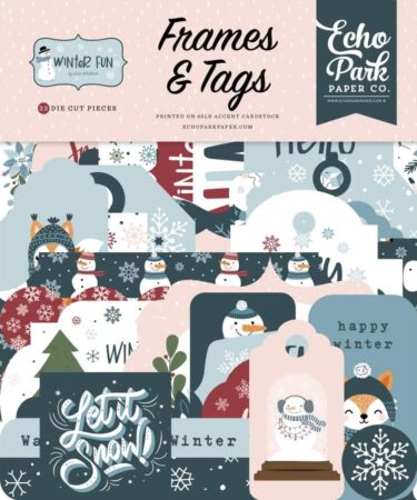 ECHO PARK - Collezione Winter Fun -Winter Fun Frames & Tags