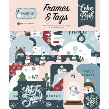 ECHO PARK - Collezione Winter Fun -Winter Fun Frames & Tags