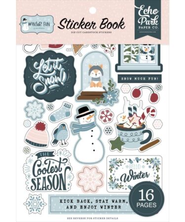 ECHO PARK - Collezione Winter Fun - Sticker Book