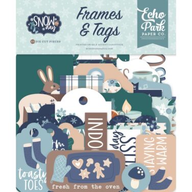 ECHO PARK - Collezione Snow Day - Snow Day Frames & Tags