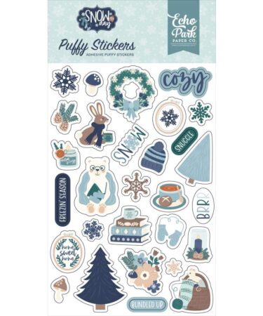 ECHO PARK - Collezione Snow Day - Snow Day Puffy Stickers