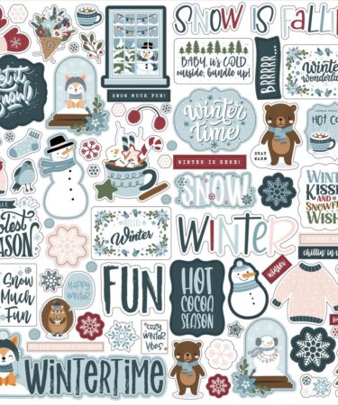 ECHO PARK - Collezione Winter Fun - Winter Fun Element Sticker