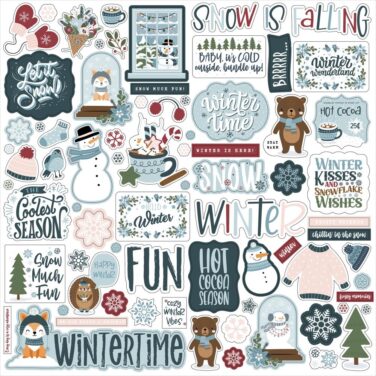 ECHO PARK - Collezione Winter Fun - Winter Fun Element Sticker
