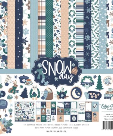ECHO PARK - Collezione Snow Day - Snow Day 12x12 Inch Collection Kit