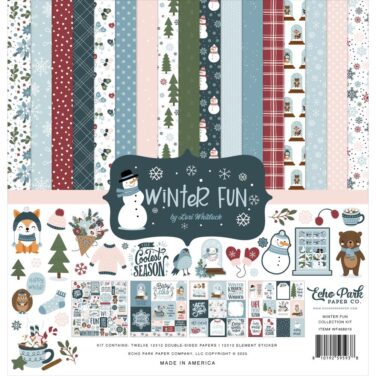 ECHO PARK - Collezione Winter Fun - Winter Fun 12x12 Inch Collection Kit