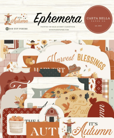 CARTA BELLA - Collezione It's Autumn - It's Autumn Ephemera