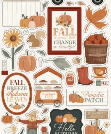 CARTA BELLA - Collezione It's Autumn - It's Autumn Chipboard Accents